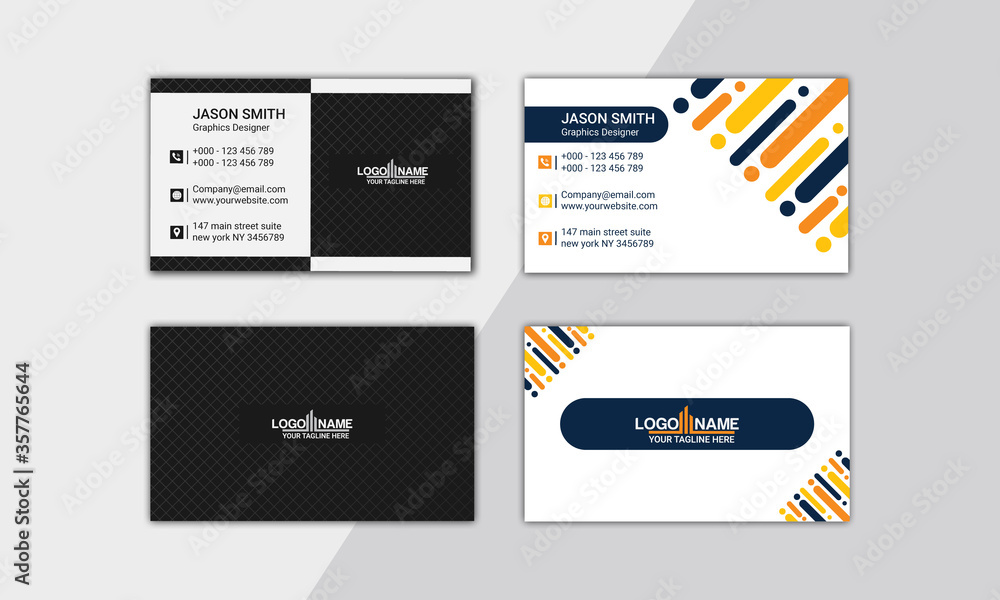 Modern Creative and Clean Business Card Template vector