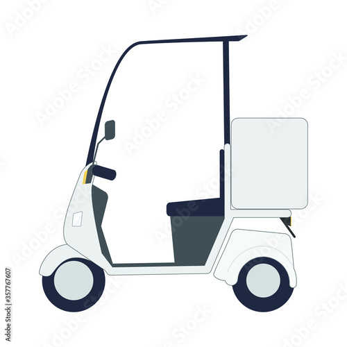 delivery service by motorcycles