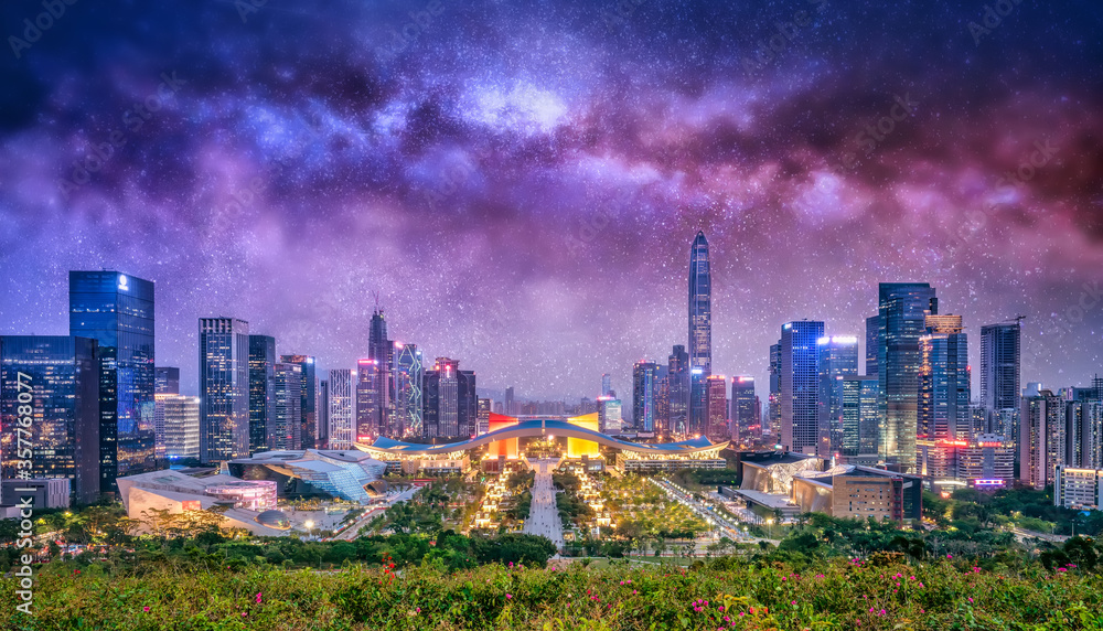 Fototapeta premium cityscape in the shenzhen,china