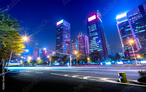 The road in the city of shenzhen,china