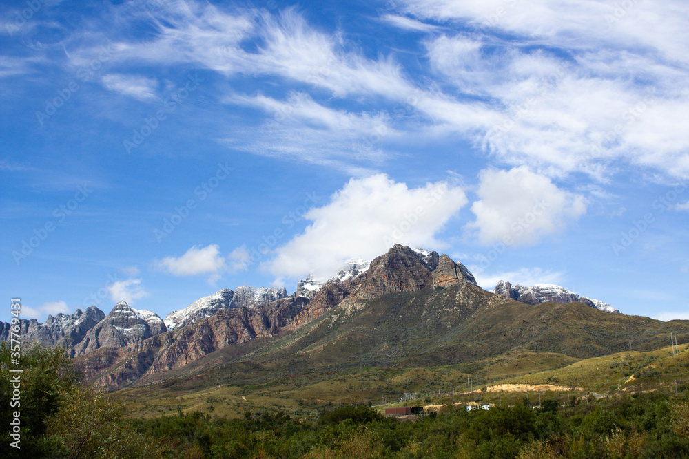 Fototapeta premium Scenic Mountain Ranges in South Africa