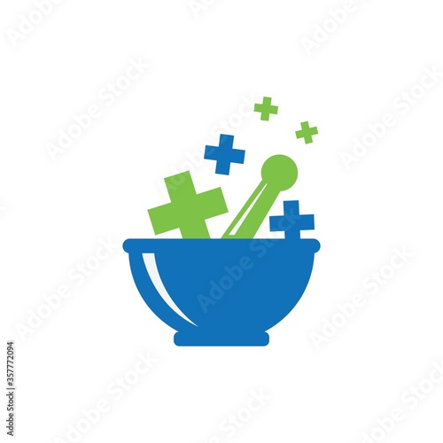 Nature health herbal medicine logo