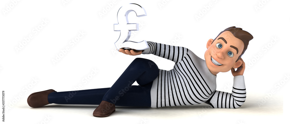 Fun 3D cartoon casual character Fun 3D cartoon casual character