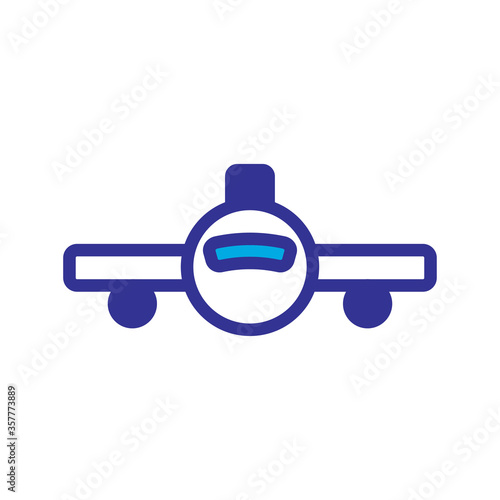 plane icon logo illustration design