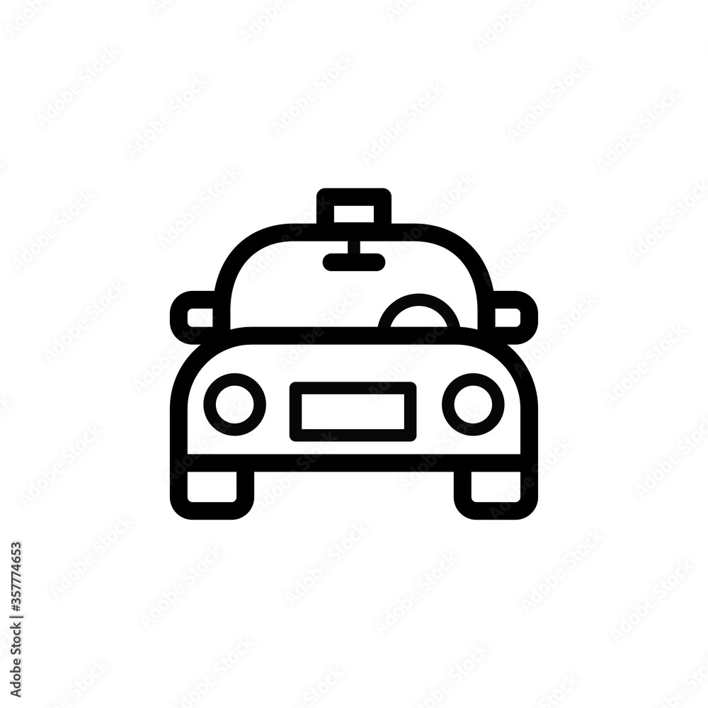 taxi icon logo illustration design