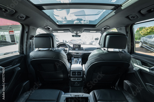 A car interior with panorama roof © Dubrafoto