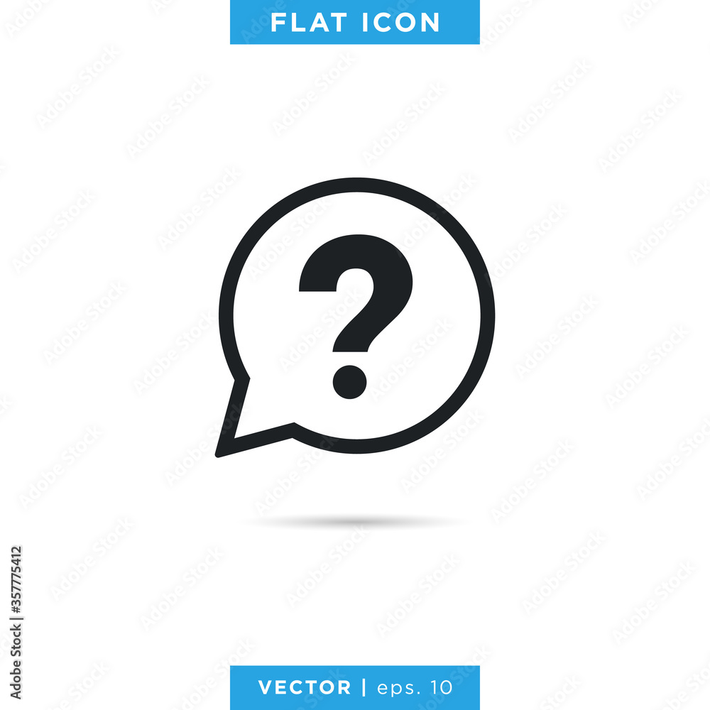 Help Sign, Bubble Speech Icon Vector Logo Design Template. Help Sign, Bubble Speech Icon Vector Logo Design Template.