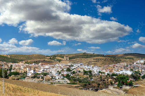vista de bonito municipio de alhama de Granada, Andalucía