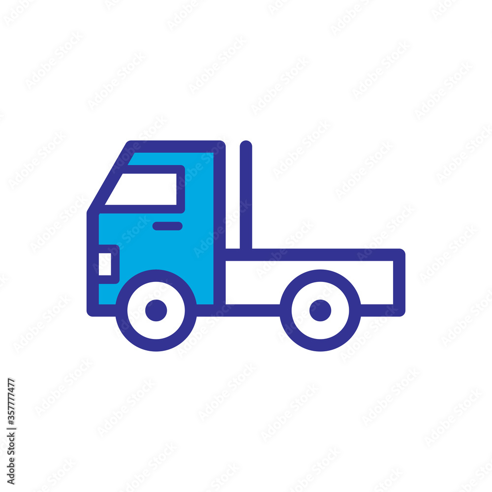 truck icon logo illustration design