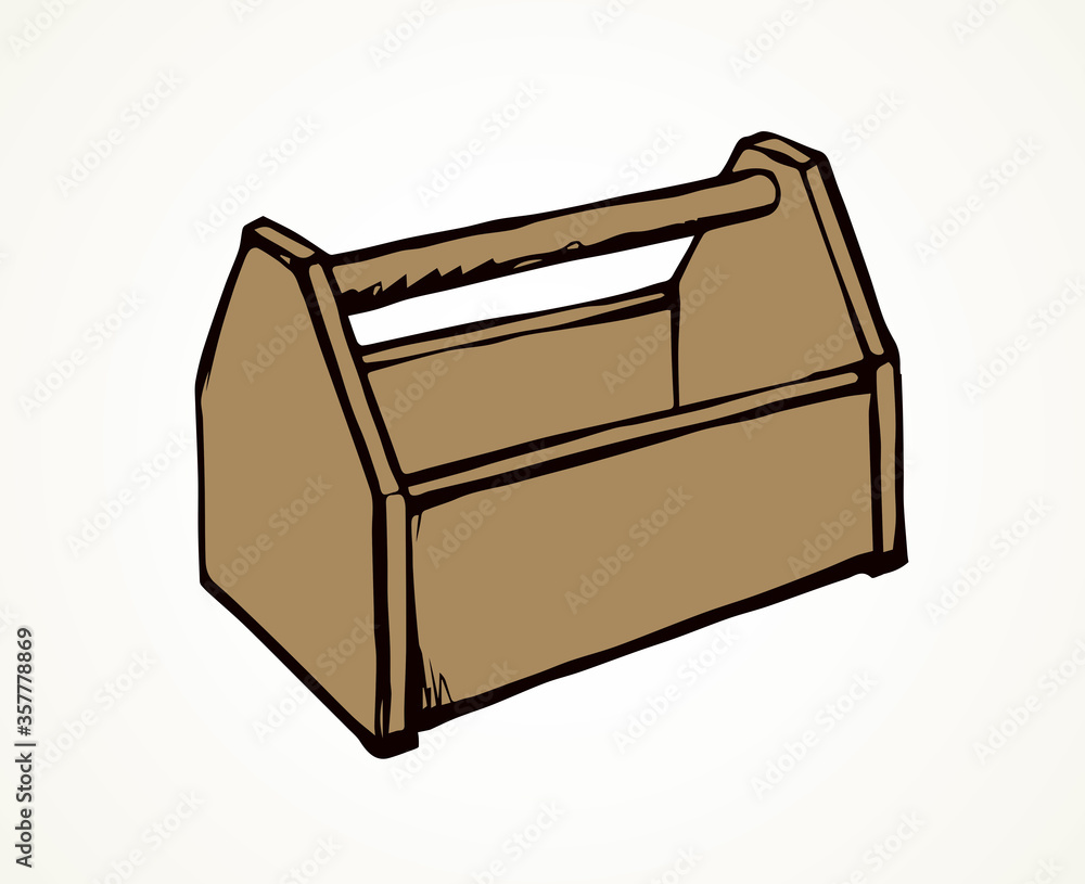 Tool box. Vector drawing Tool box. Vector drawing