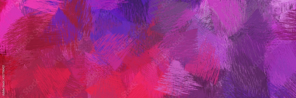 Obraz premium abstract brush strokes background with moderate pink, antique fuchsia and firebrick. graphic can be used for art prints, web, poster or creative fasion design element