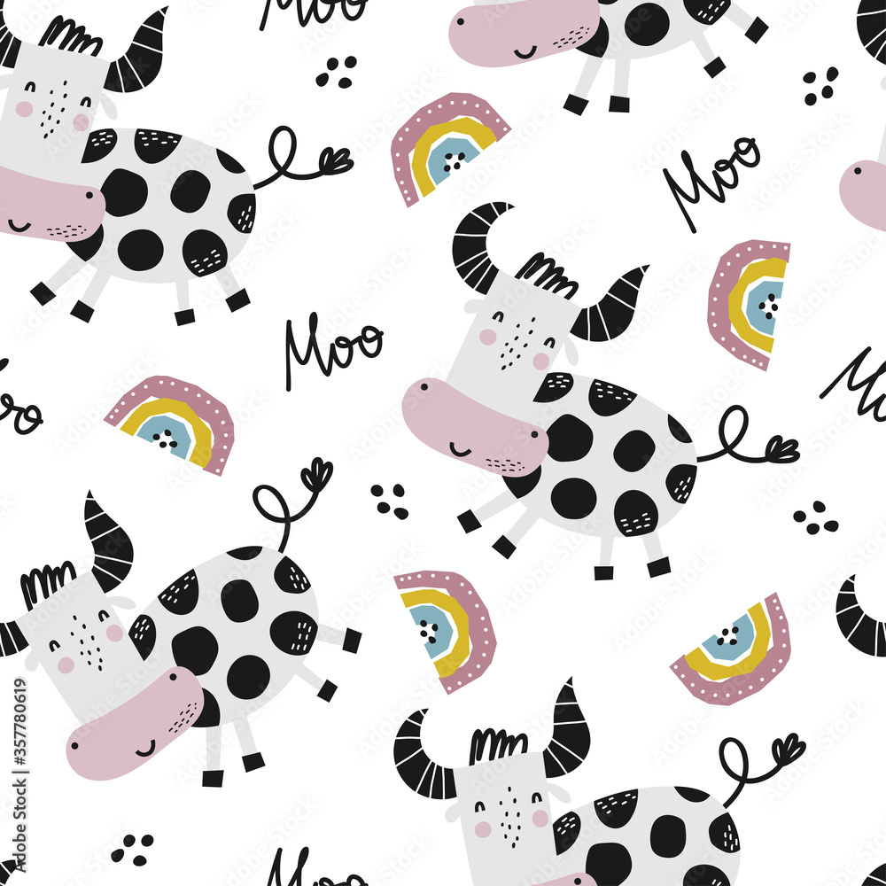 Vector images: Cow Wallpaper