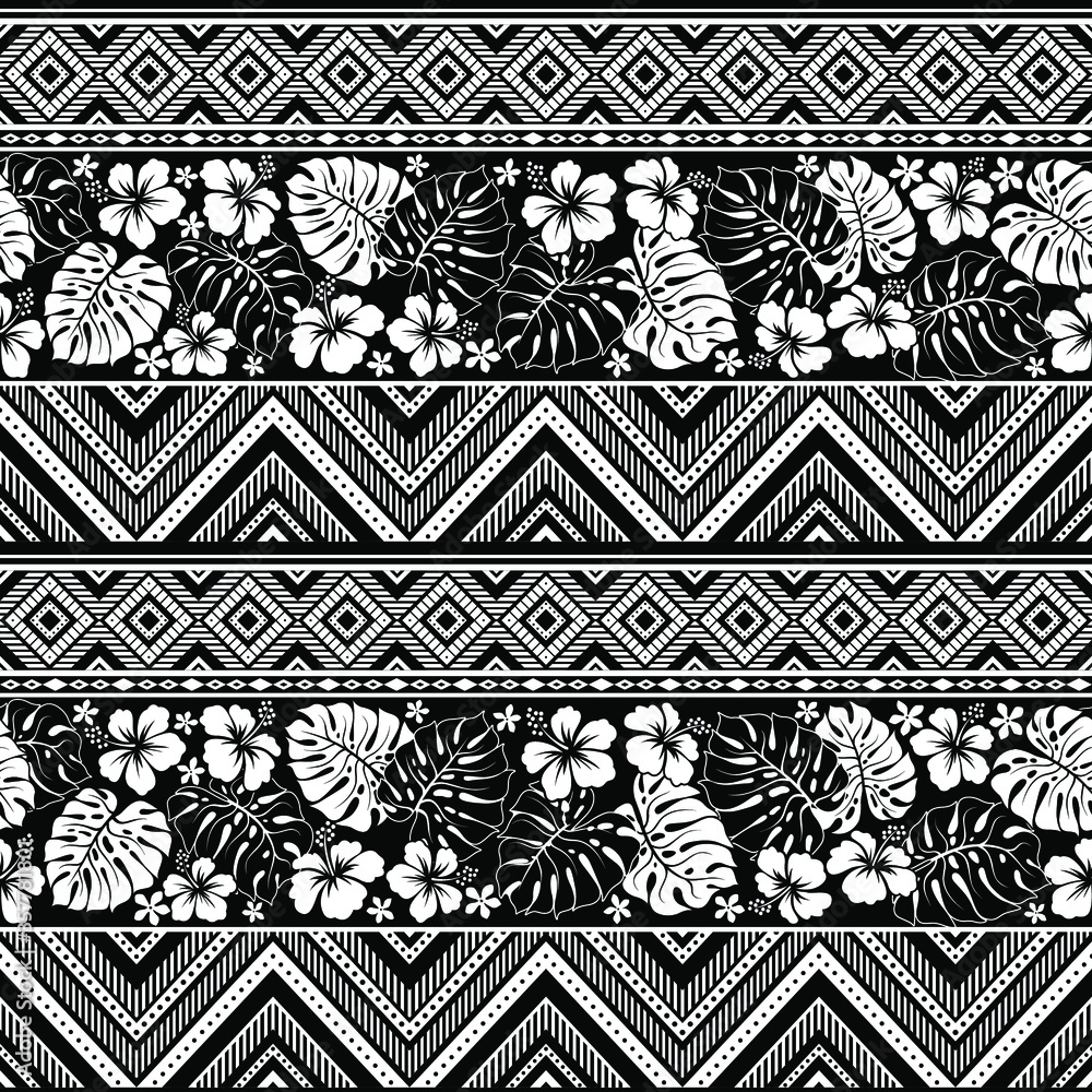 tribal pattern black and white tumblr