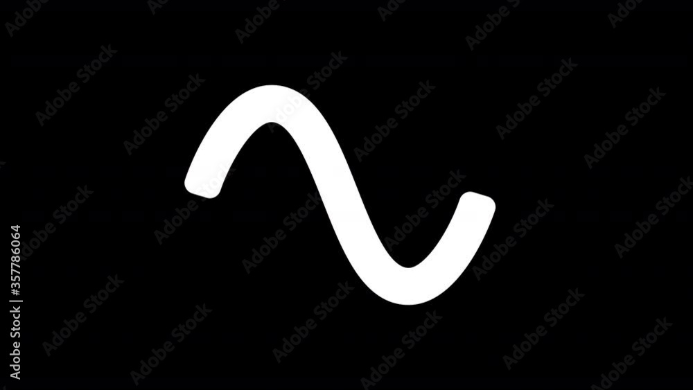 From the Glitch effect arises wave sine symbol. Then the TV turns off. Alpha channel Premultiplied - Matted with color black