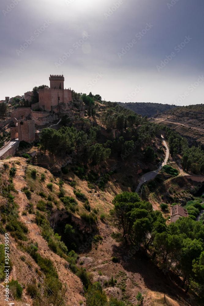 medieval castle in ancient town in spain medieval castle in ancient town in spain