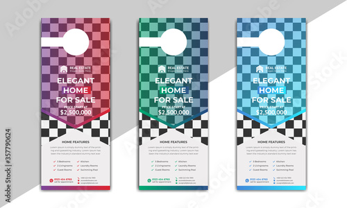 Real Estate Door Hanger Design