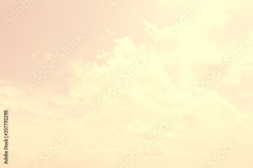 orange sky sunset clouds background, abstract warm background summer sky air