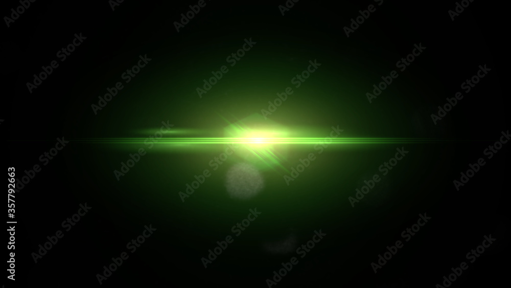 Green Lens Flare Background Stock Photos and Pictures - 67,506