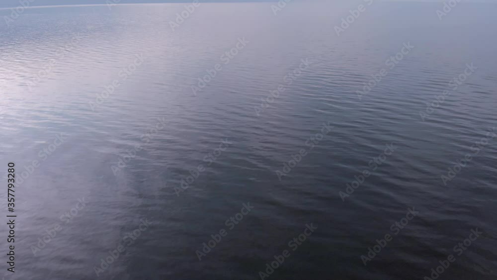Ripples of calm soothing waters of Baltic sea aerial Ripples of calm soothing waters of Baltic sea aerial