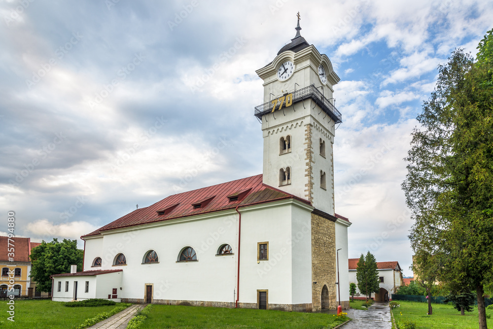 View at the Church of Birth Virgin Mary in Spisske Podhardie - Slovakia