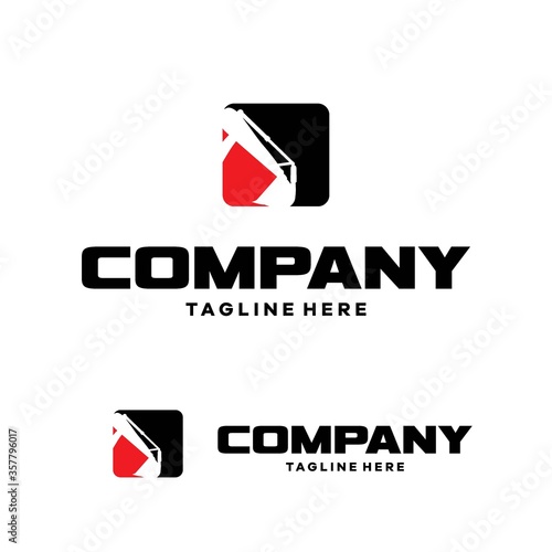 A cool and modern logo for a mining company