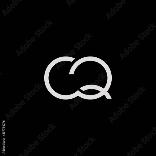 CQ logo initials are cool and modern photo