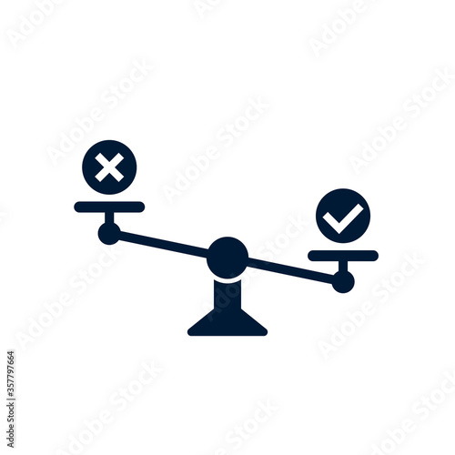 Morality icon. Vector
