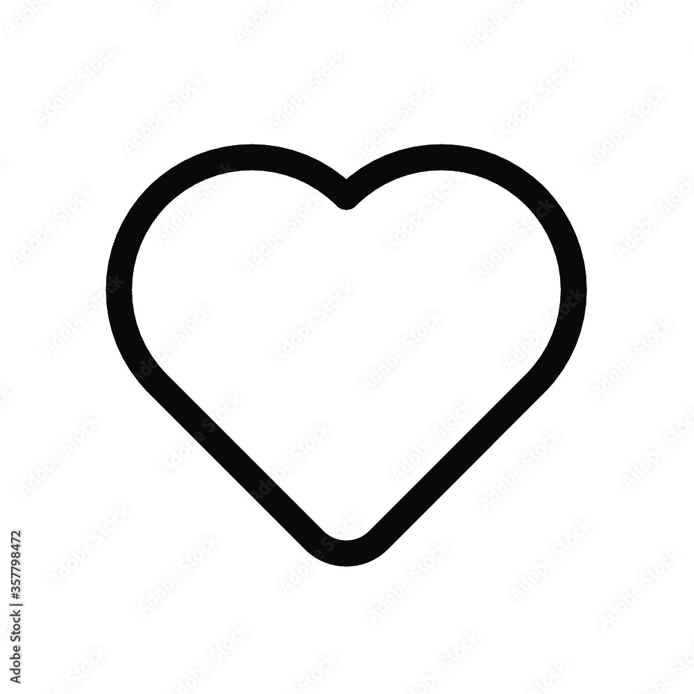 heart icon vector illustration heart icon vector illustration