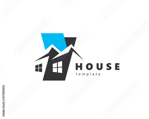 House silhouette Building Home roof logo symbol icon