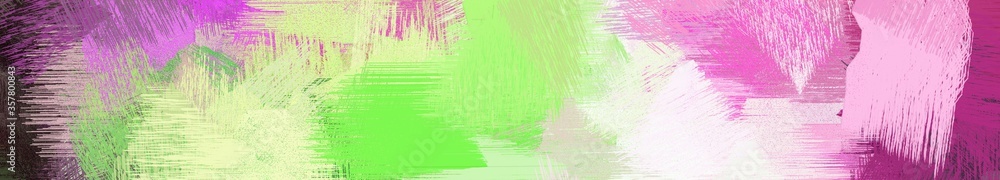 Fototapeta premium wide landscape graphic with colorful brush strokes background with baby pink, light gray and mulberry . can be used for background, canvas or poster