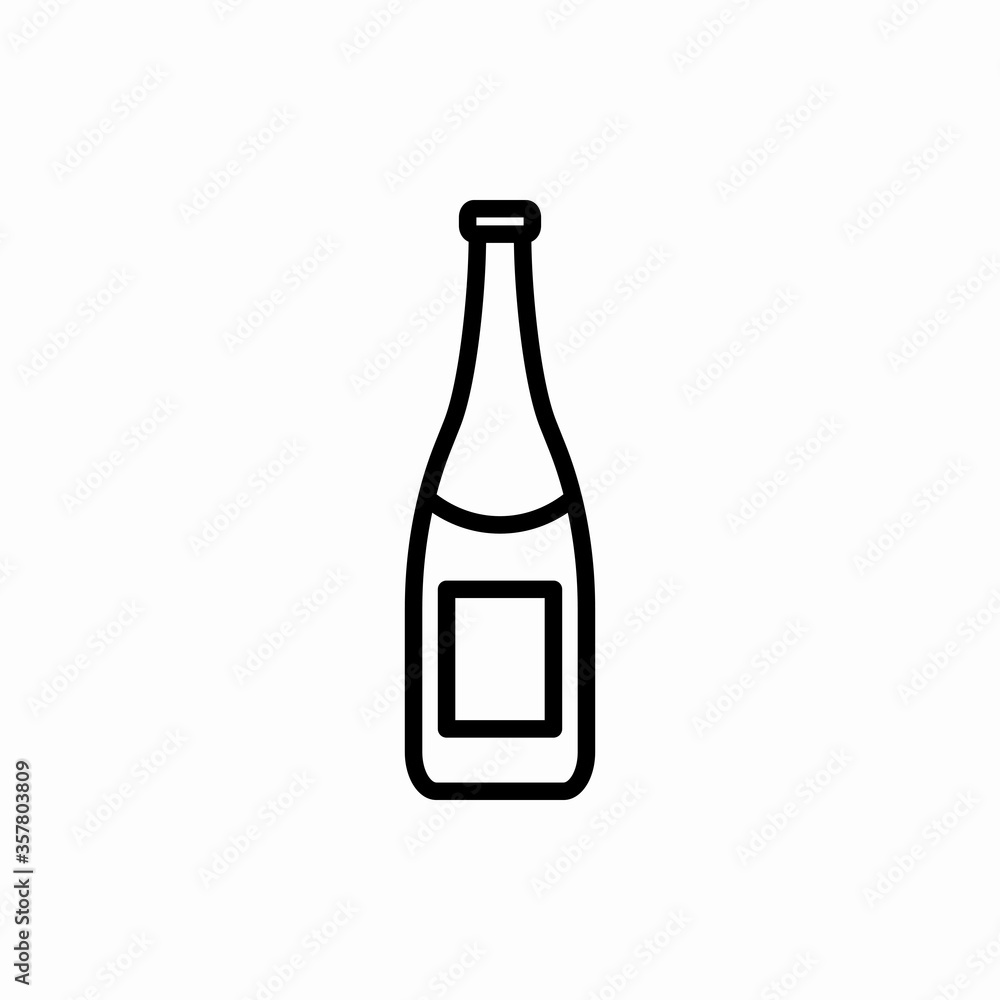 Outline champagne icon.Champagne vector illustration. Symbol for web and mobile Outline champagne icon.Champagne vector illustration. Symbol for web and mobile