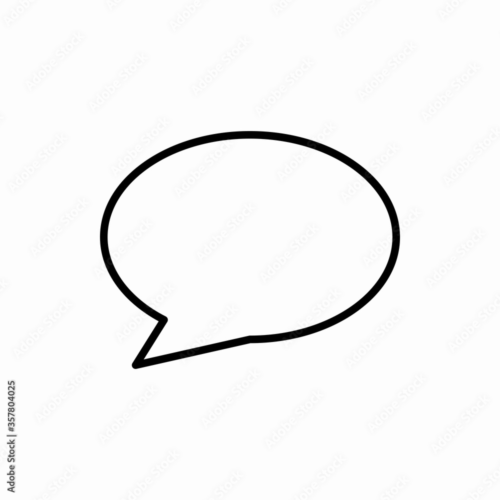 Outline chat icon.Chat vector illustration. Symbol for web and mobile Outline chat icon.Chat vector illustration. Symbol for web and mobile