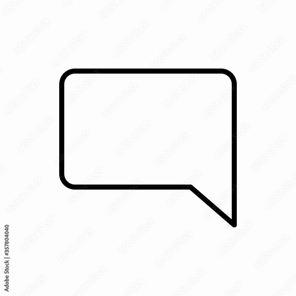 Outline chat icon.Chat vector illustration. Symbol for web and mobile Outline chat icon.Chat vector illustration. Symbol for web and mobile