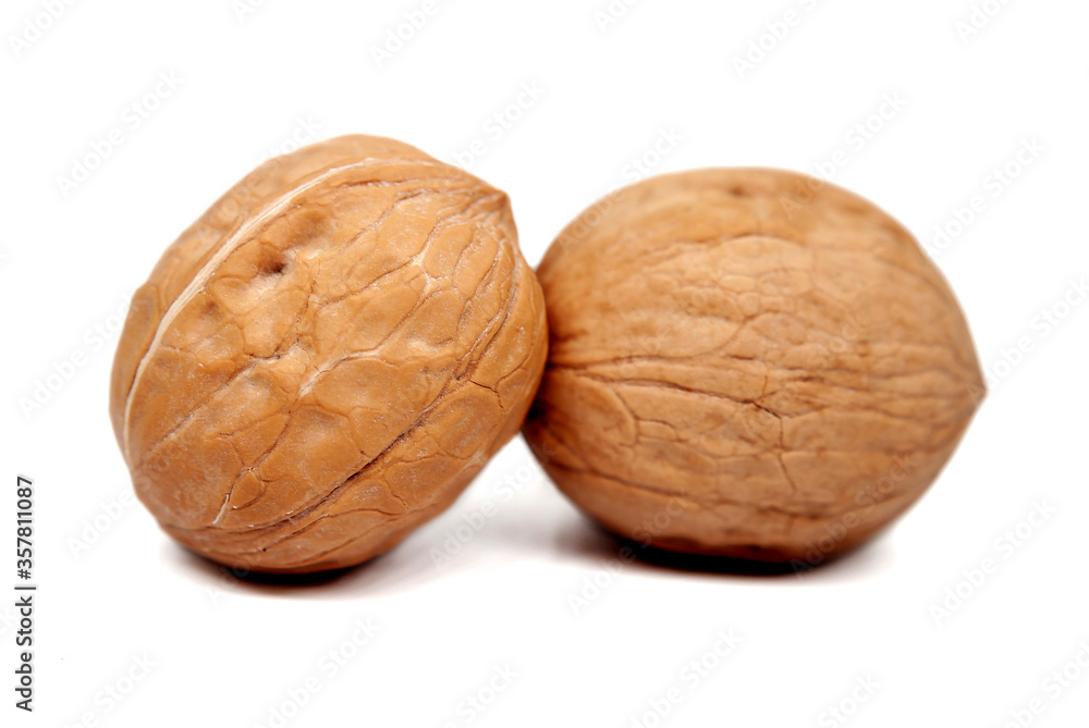 walnut isolated on white background walnut isolated on white background