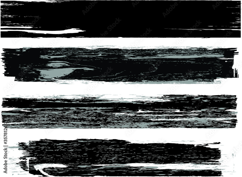 Grunge Paint Roller . Vector brush Stroke . Distressed banner . Black stripes isolated. paintbrush collection . Modern Textured shape . Dry border in Black . Bulge lines Grunge Paint Roller . Vector brush Stroke . Distressed banner . Black stripes isolated. paintbrush collection . Modern Textured shape . Dry border in Black . Bulge lines