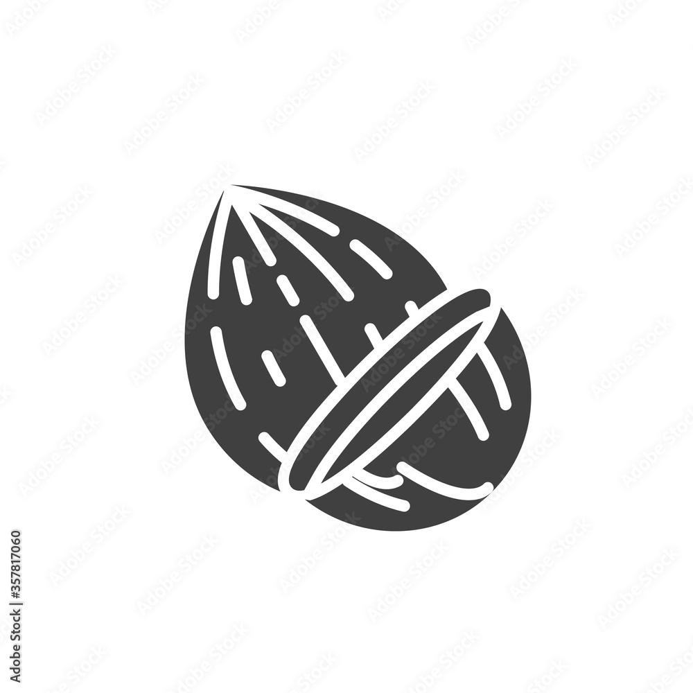 Coconut fruit vector icon. filled flat sign for mobile concept and web design. Coconut whole and slice glyph icon. Symbol, logo illustration. Vector graphics Coconut fruit vector icon. filled flat sign for mobile concept and web design. Coconut whole and slice glyph icon. Symbol, logo illustration. Vector graphics