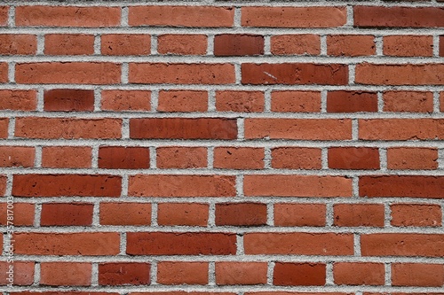 Brick wall background horizontal, texture.