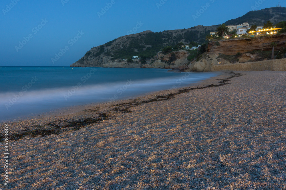 Albir beach in Alfaz del Pi  Alicante province Spain