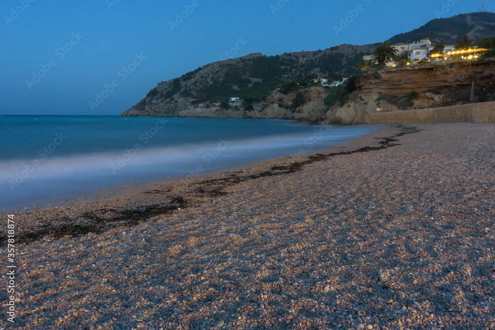 Albir beach in Alfaz del Pi Alicante province Spain Albir beach in Alfaz del Pi Alicante province Spain