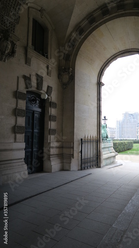 archway in the city