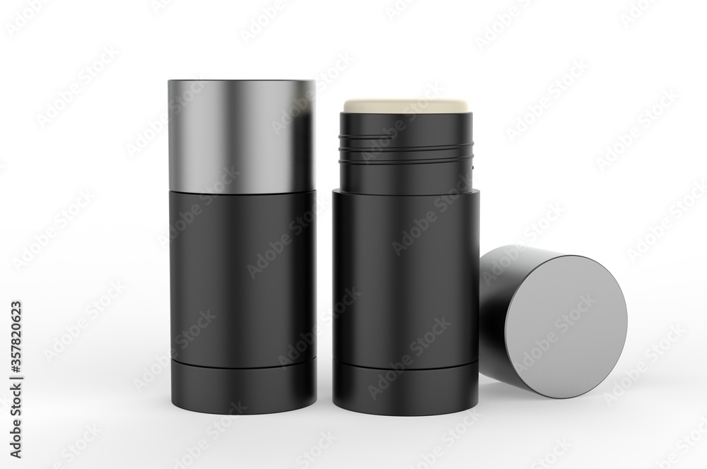 Blank deodorant stick for design presentation and mock up. 3d render illustration. Blank deodorant stick for design presentation and mock up. 3d render illustration.