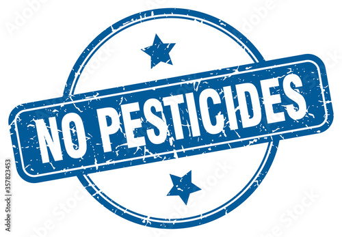 no pesticides grunge stamp. no pesticides round vintage stamp