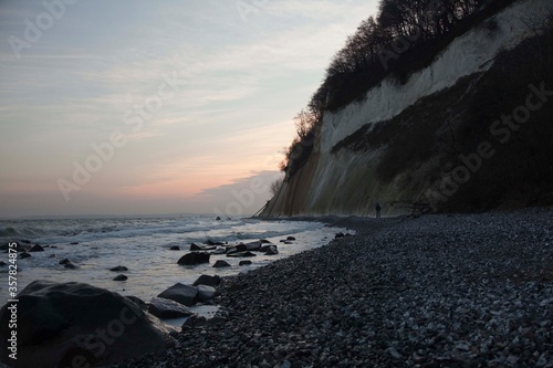 Sonnenuntergang Kreideküste Rügen