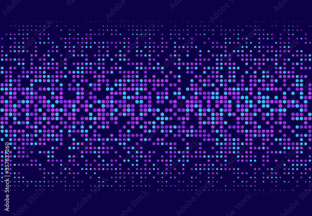 Abstract futuristic dot pattern design halftone of cover background. illustration vector eps10