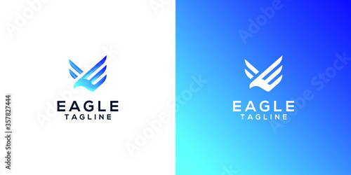 Free Download Simple Eagle Logo Design Inspiration - GFXLoad