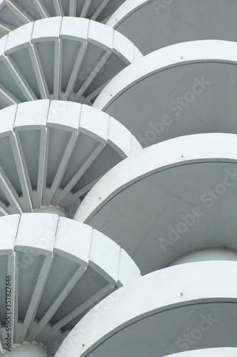 spiral staircase of a building