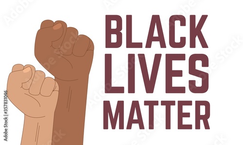 Black Lives Matter Typography banner. Do not shoot blm calligraphic text vector illustration.