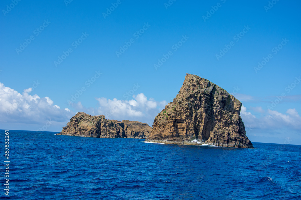Walk on the Azores archipelago. Discovery of the island of Pico, Azores. Madalena