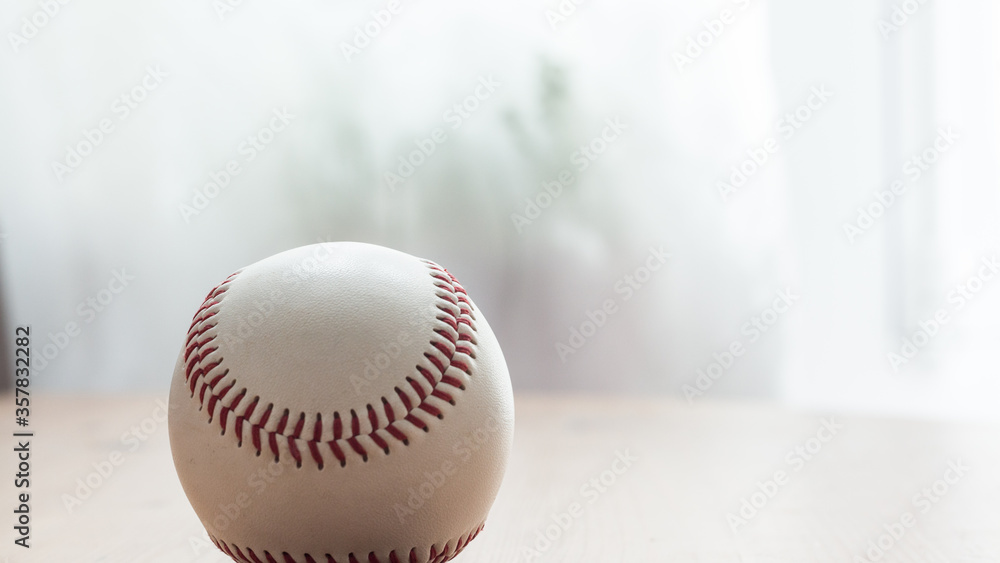 Baseball ball left bottom