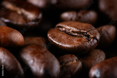 Kaffee bohne makro